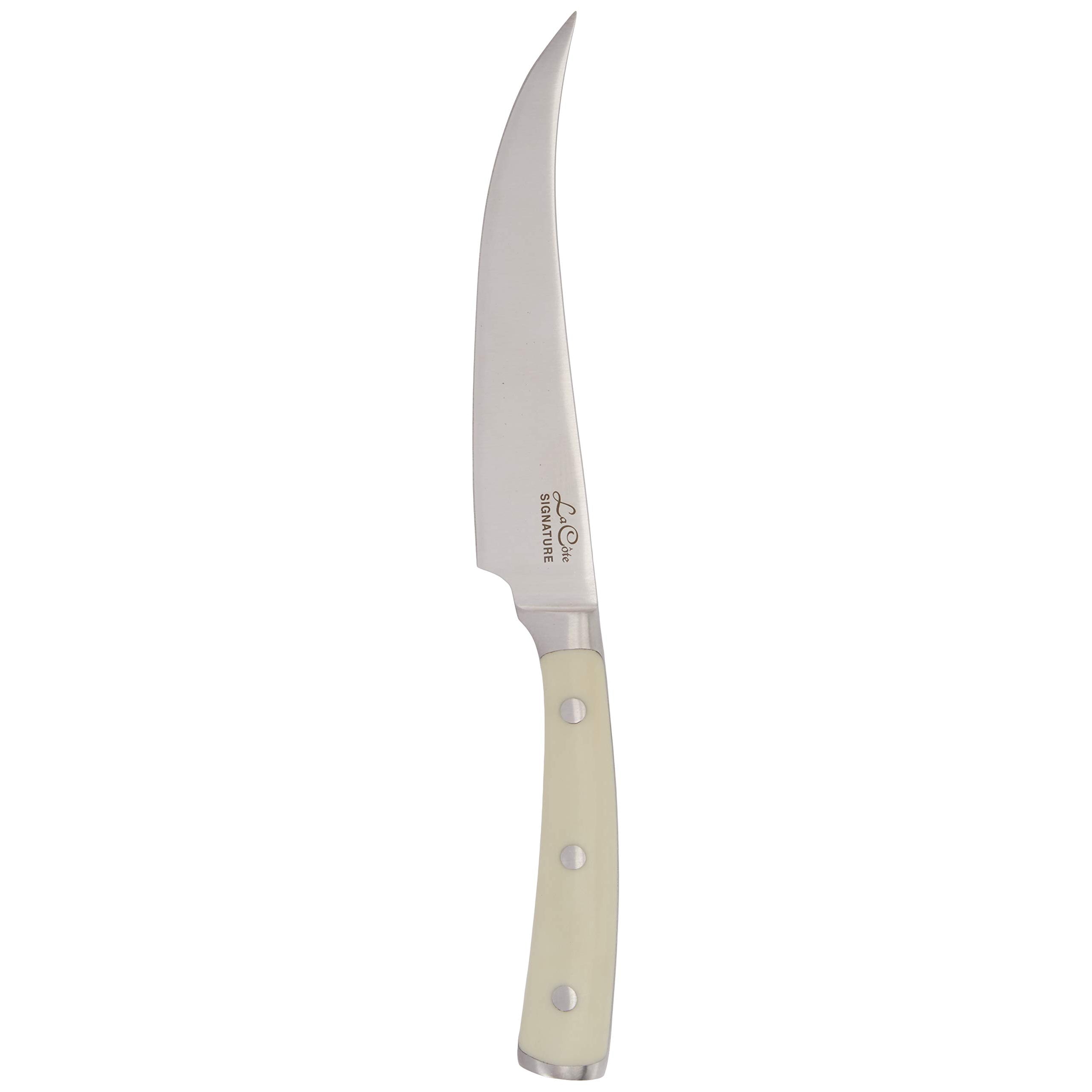 La Cote Signature Series Knife Set High Carbon German Steel ABS Handle (Steak Knives & Fork Set)