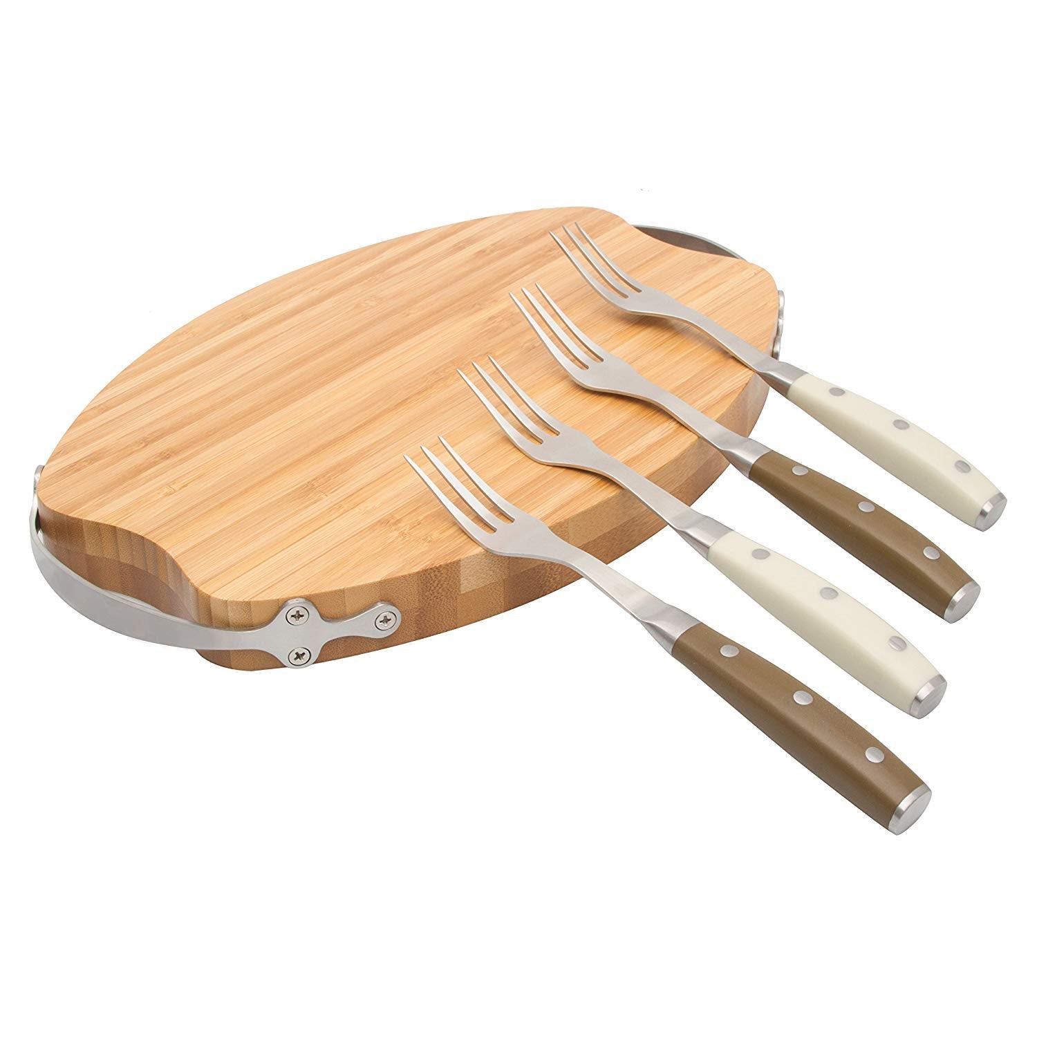 La Cote Signature Series Knife Set High Carbon German Steel ABS Handle (Steak Knives & Fork Set)
