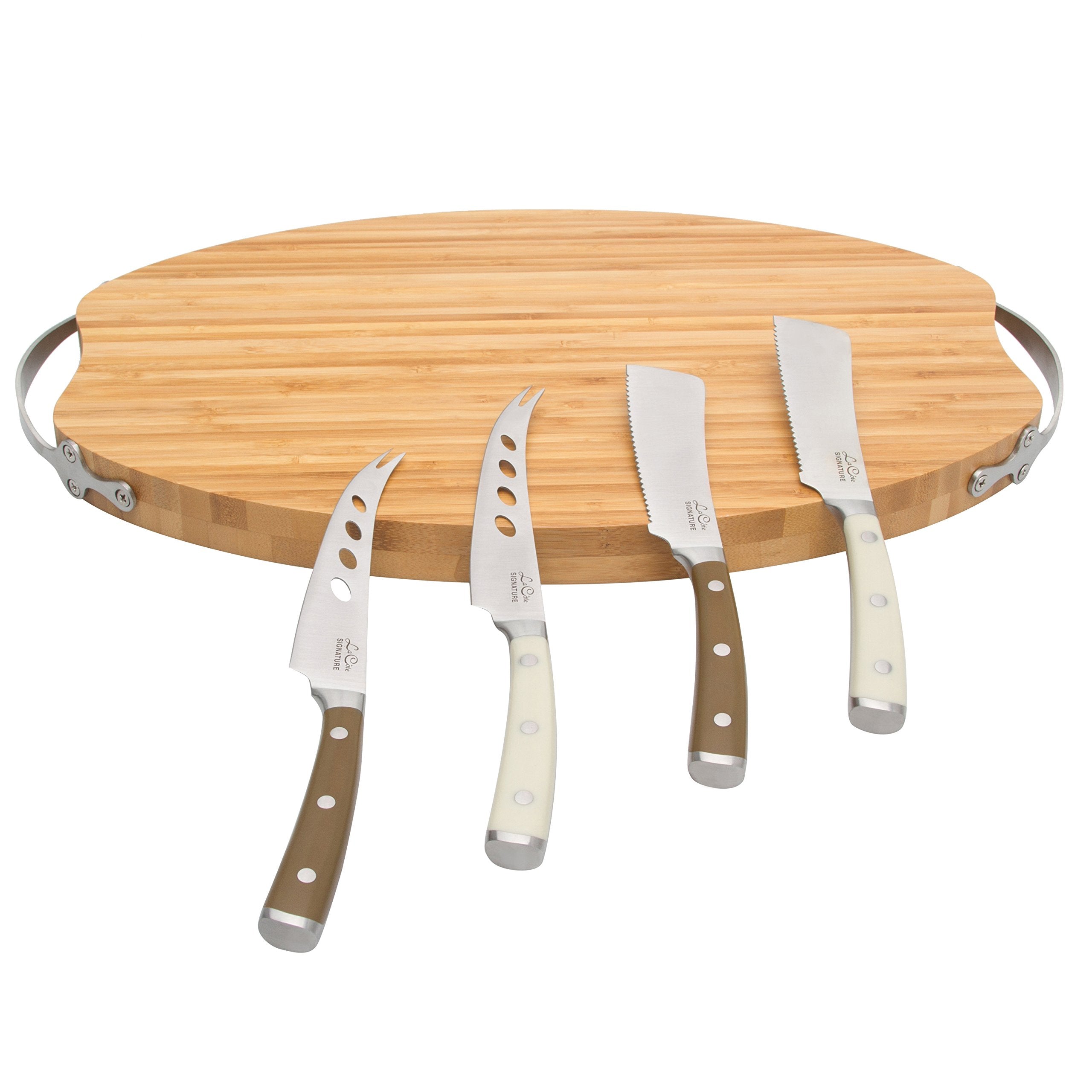 La Cote Signature Series Knife Set High Carbon German Steel ABS Handle (Cheese & Bread Knife Set)