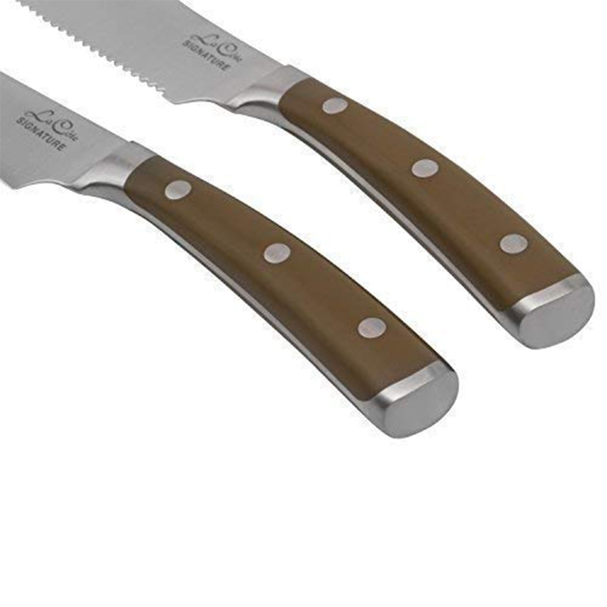 La Cote Signature Series Knife Set High Carbon German Steel ABS Handle (Cheese & Bread Knife Set)