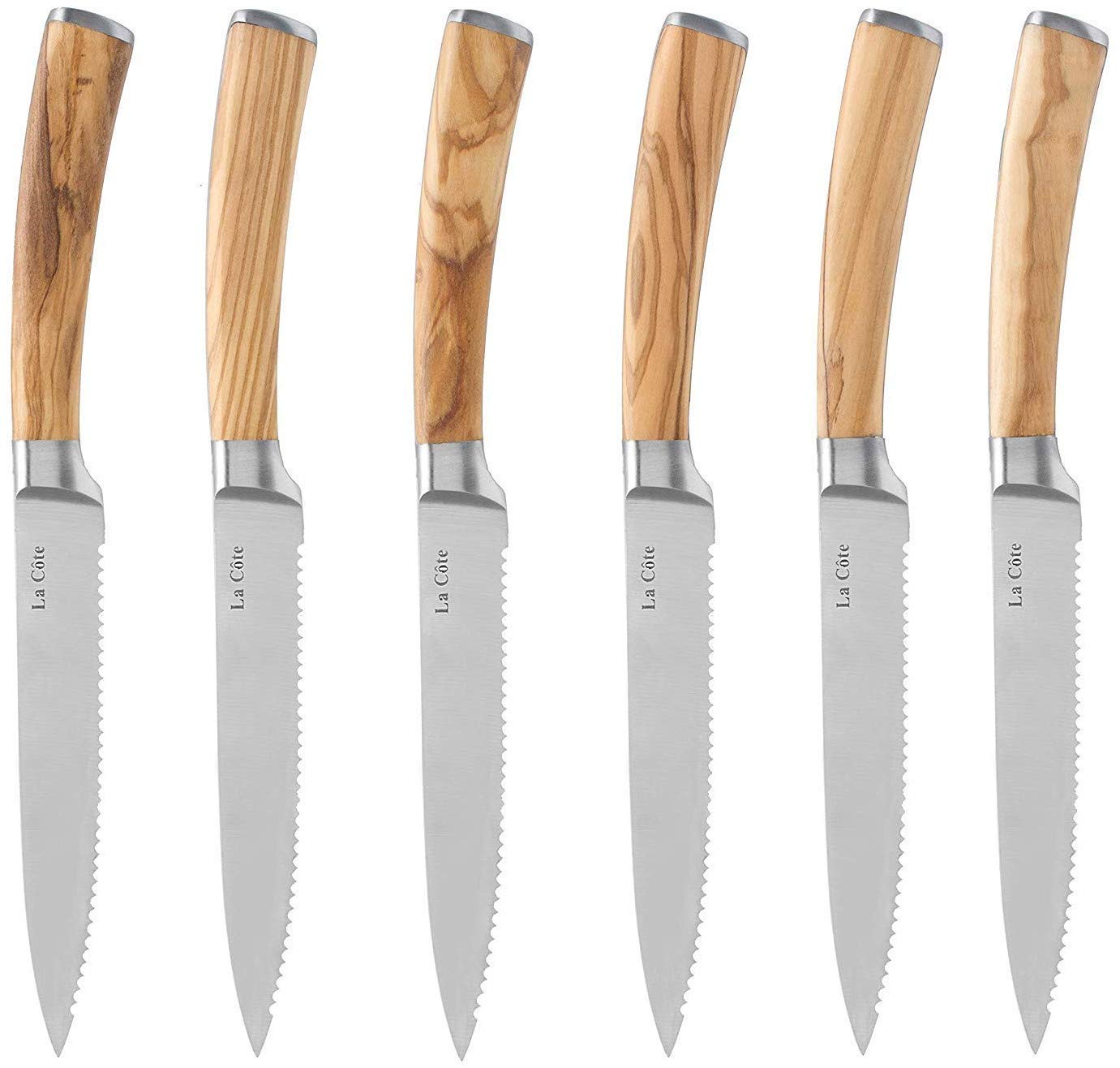 Coltelleria Saladini - Steak Knife - Set of 6 - Olive Wood